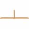 Ekena Millwork Eugene Smooth Timber Gable Bracket, Western Red Cedar, 96"W x 40"H x 3 1/2"D x 3 1/2"F, 10/12 Pitch GBW096X40X0404EUG00SWR - alternate 2